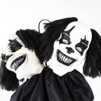 Haunt & Co Lifesize 5.5 ft Animatronic Two-Headed Clown with Lights and Sound, Indoor/Outdoor
