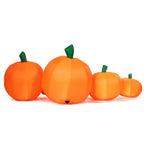 Haunt & Co Gymax 7.5ft Inflatable Halloween Pumpkins Set 7 Pumpkins Patch w/ Energy-saving LED & Adapter