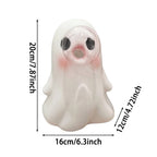 Haunt & Co Yucurem 2 Pack Halloween Bubbles Ghost Figurine for Ghost Lovers, Bubble Blowing Ghost Statue Ornament for Halloween Party Table Desk Tray Shelf Decor