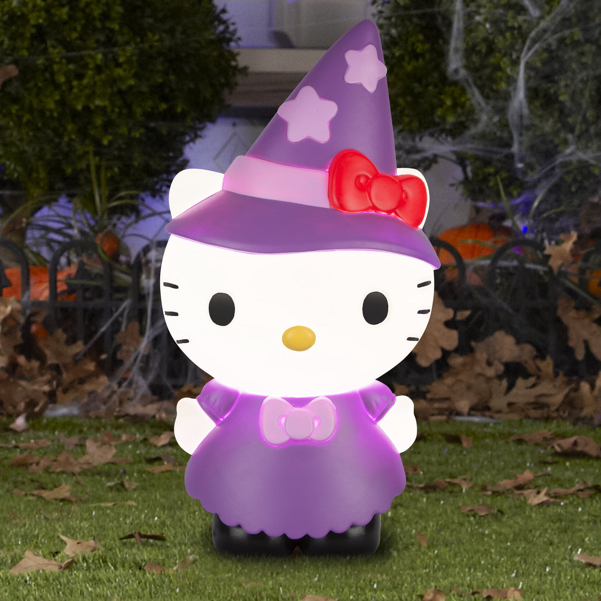 Haunt & Co Hello Kitty Halloween Multicolor Lighted Blow Mold Outdoor Decoration