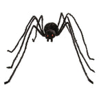 Haunt & Co 36 1/2" x 5 Ft. 1 3/4" Black Spider with Light-Up Eyes