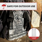 Haunt & Co 3 ft Touch-Activated Rising Reaper with Tombstone Halloween Accessory