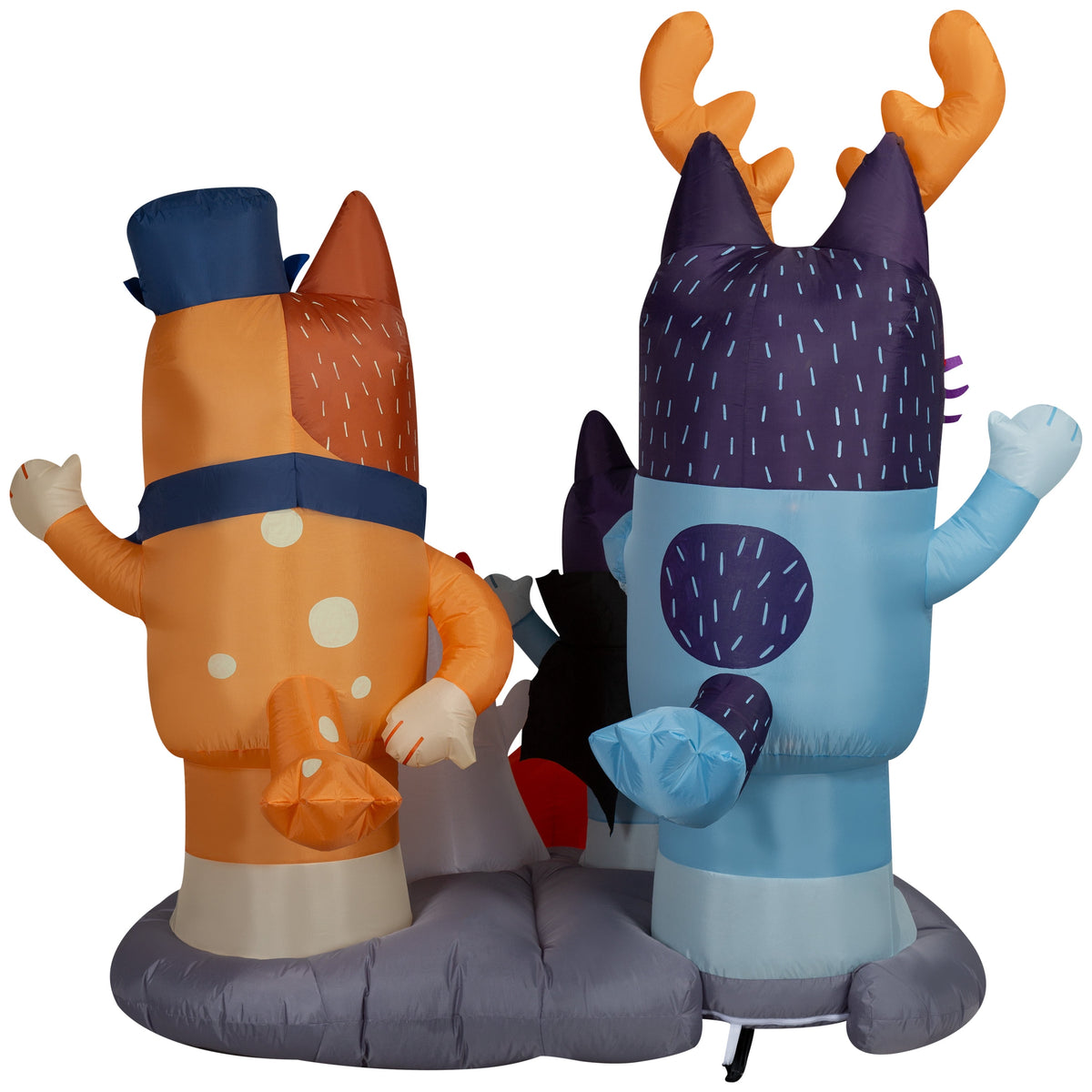 Haunt & Co Halloween Inflatable and Family Scene, 5.5 ft Tall, Multi
