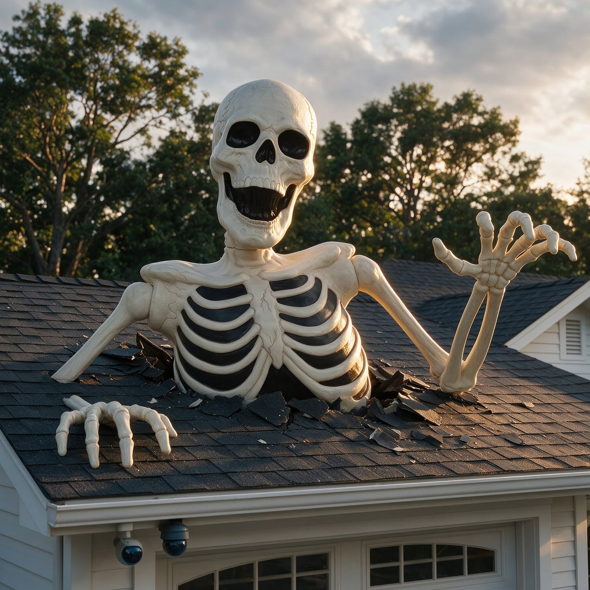 Haunt & Co 35" Halloween Giant Groundbreaker Skeleton
