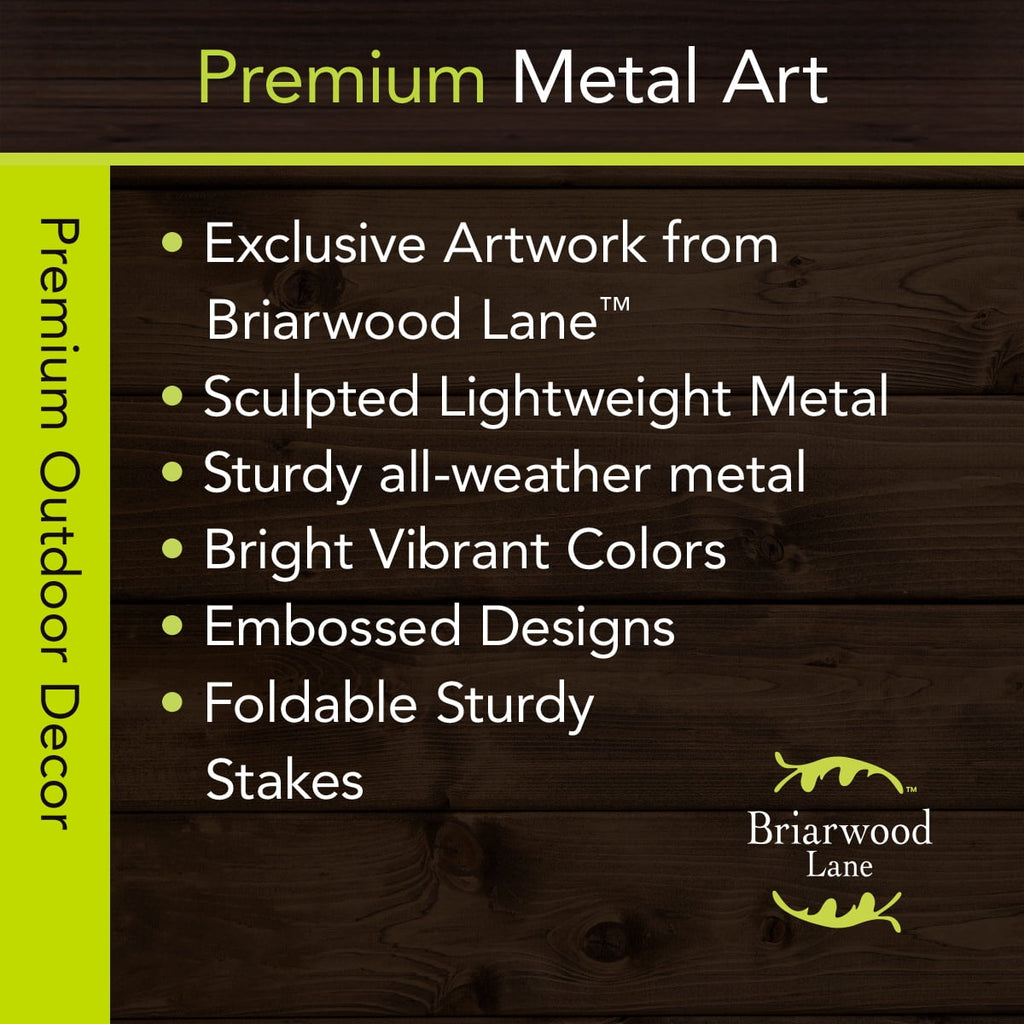 Haunt & Co Briarwood Lane Halloween Pumpkin and Ghost Metal Yard Art 30x13 For Halloween Metal Art