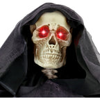 Haunt & Co 3 ft Touch-Activated Rising Reaper with Tombstone Halloween Accessory