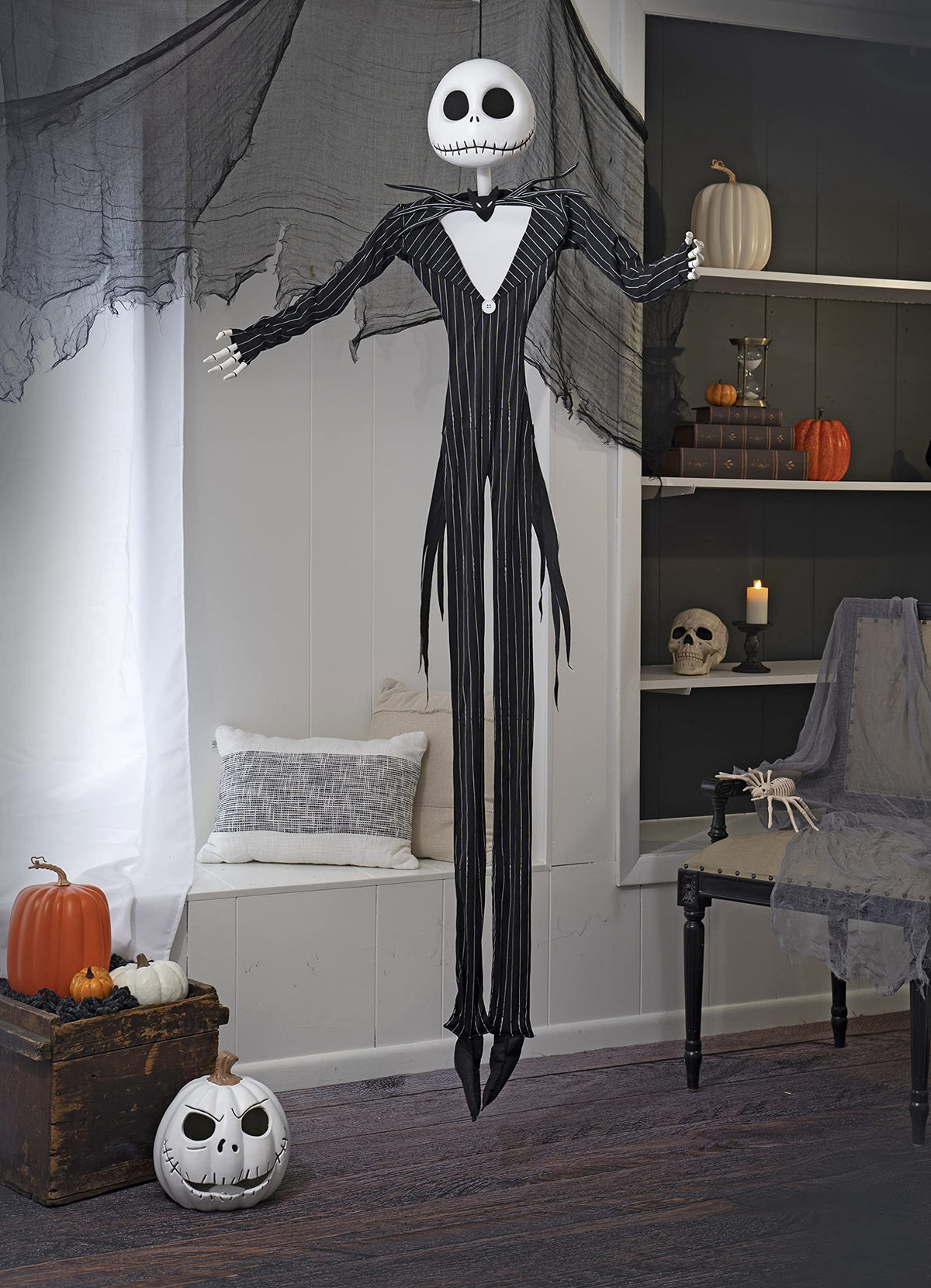 Haunt & Co USA Jack Skellington Hanging Prop - 4 ft
