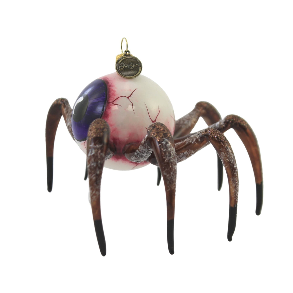 Haunt & Co Creepy Spider Eye. - 1 Glass Ornament 5.75 Inch, Glass - Halloween Ornmament Bug Spooky 2020210