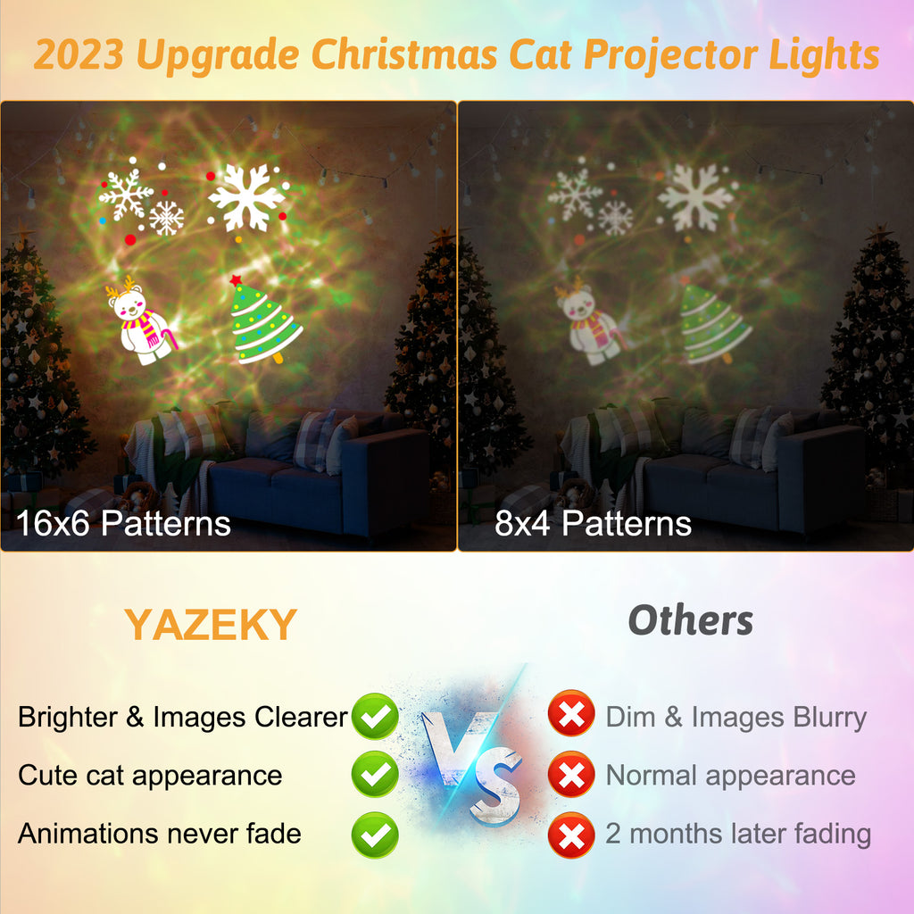 Haunt & Co Outdoor HD projector light, remote control 16 switchable modes, Christmas Halloween celebrations, birthdays, weddings and parties, waterproof light show