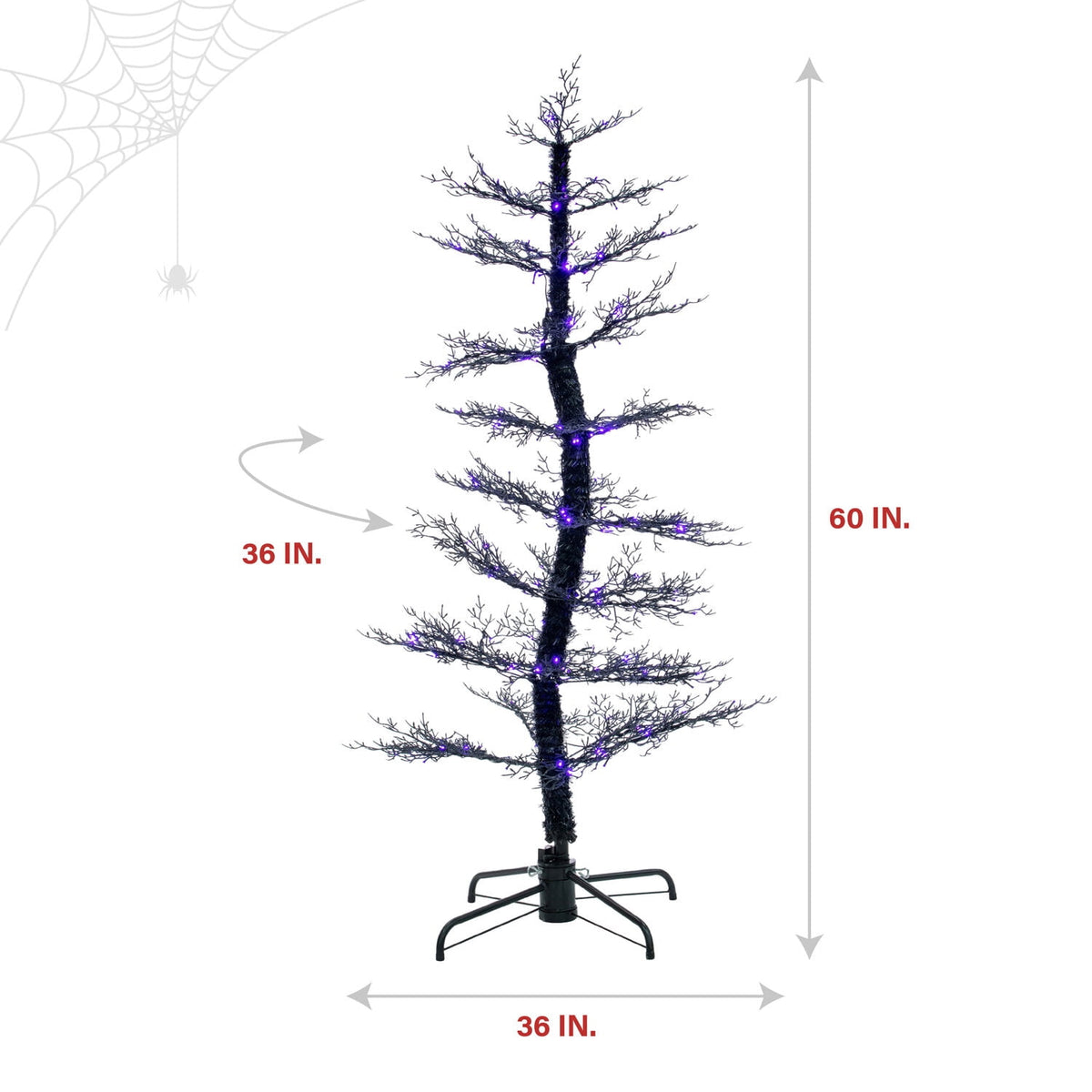 Haunt & Co 5 ft Dancing Halloween Tree Animatronic