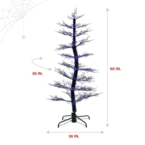 Haunt & Co 5 ft Dancing Halloween Tree Animatronic