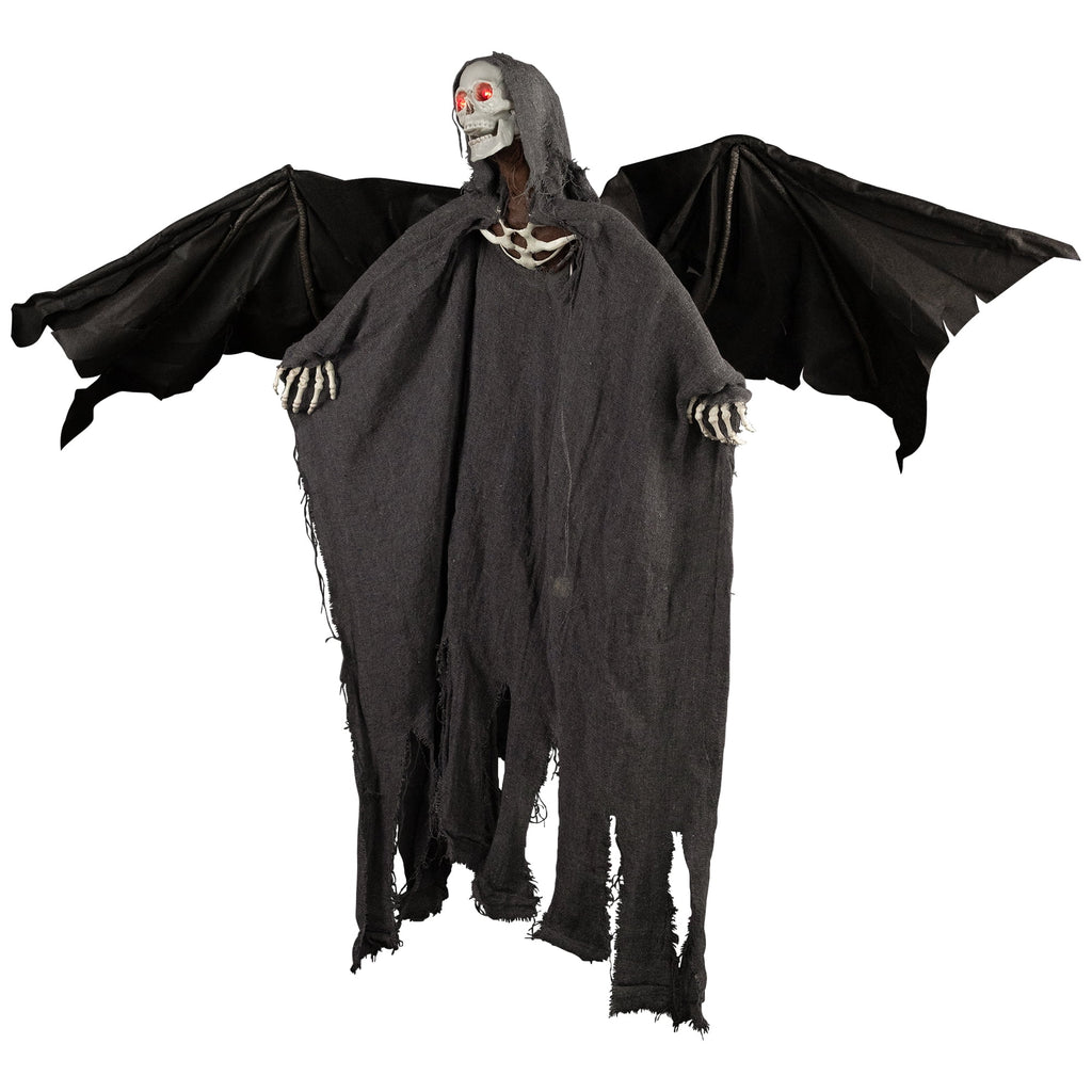 Haunt & Co LED Lighted Animated Winged Grim Reaper - 50"