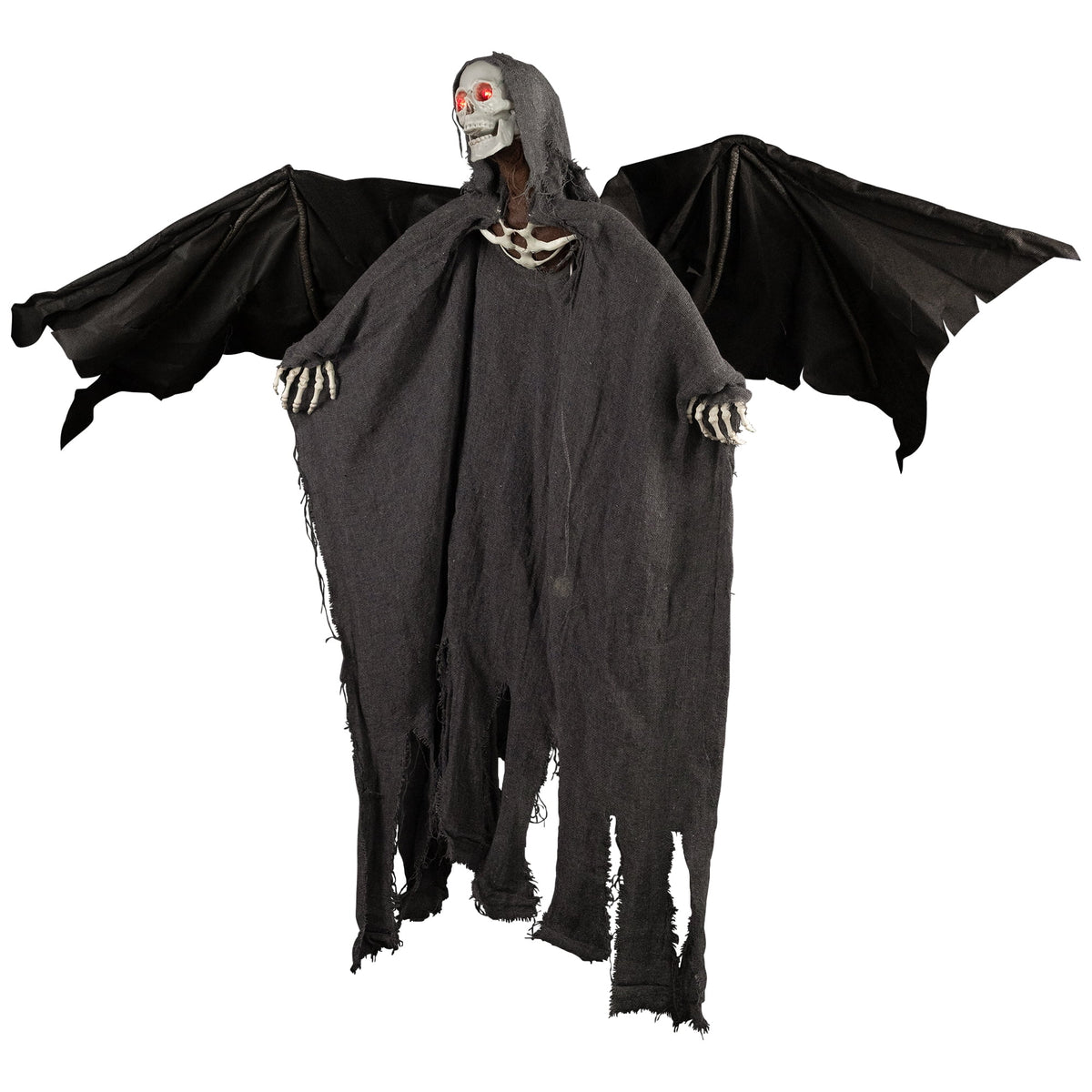 Haunt & Co LED Lighted Animated Winged Grim Reaper - 50"