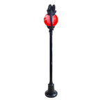 Haunt & Co TT59073 6 ft. Light-Up Flaming Dragon Lamp Post with Sound