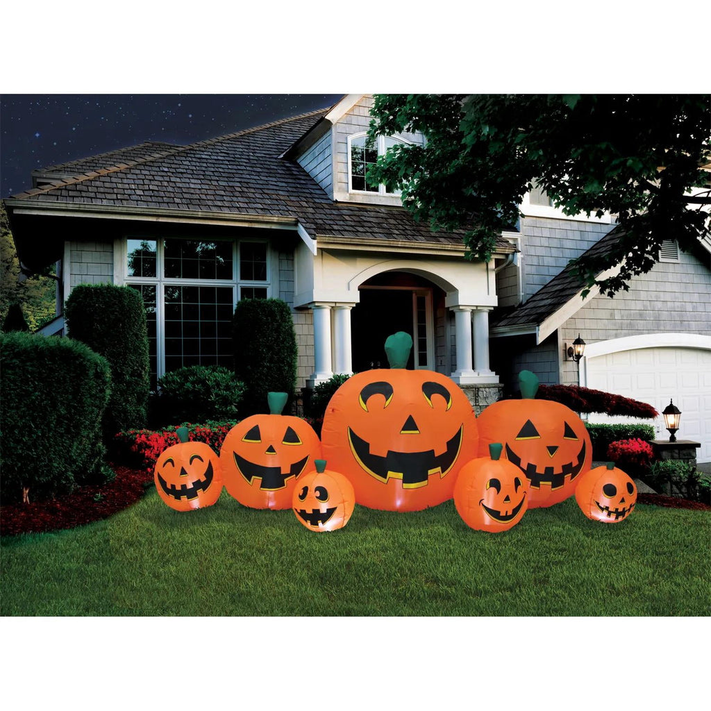 Haunt & Co 8 ft Inflatable Pumpkin Patch Decoration