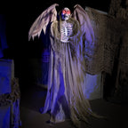 Haunt & Co 5.5 ft Life-size Animatronic Reaper with Wings