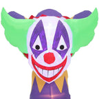 Haunt & Co Kaleidoscope Clown Airblown Halloween Yard Inflatable, 7.5'