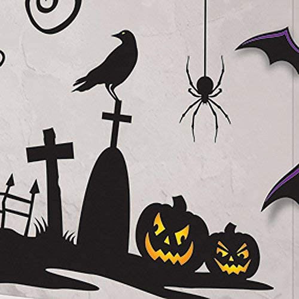 Haunt & Co Halloween Deluxe Wall Decorating Kit (32pc)