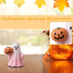 Haunt & Co 2PC C Minibee Halloween Resin Ornament 3D Cute Decor for Holiday Home Desktop Display