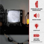 Haunt & Co 11.8 in Haunted TV by Tekky, Premium Halloween Animatronic