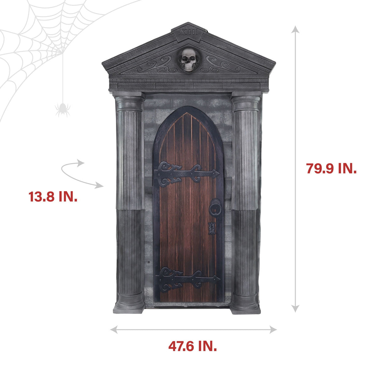 Haunt & Co 6.7 ft. Motion-Triggered Mausoleum Halloween Animatronic by Tekky