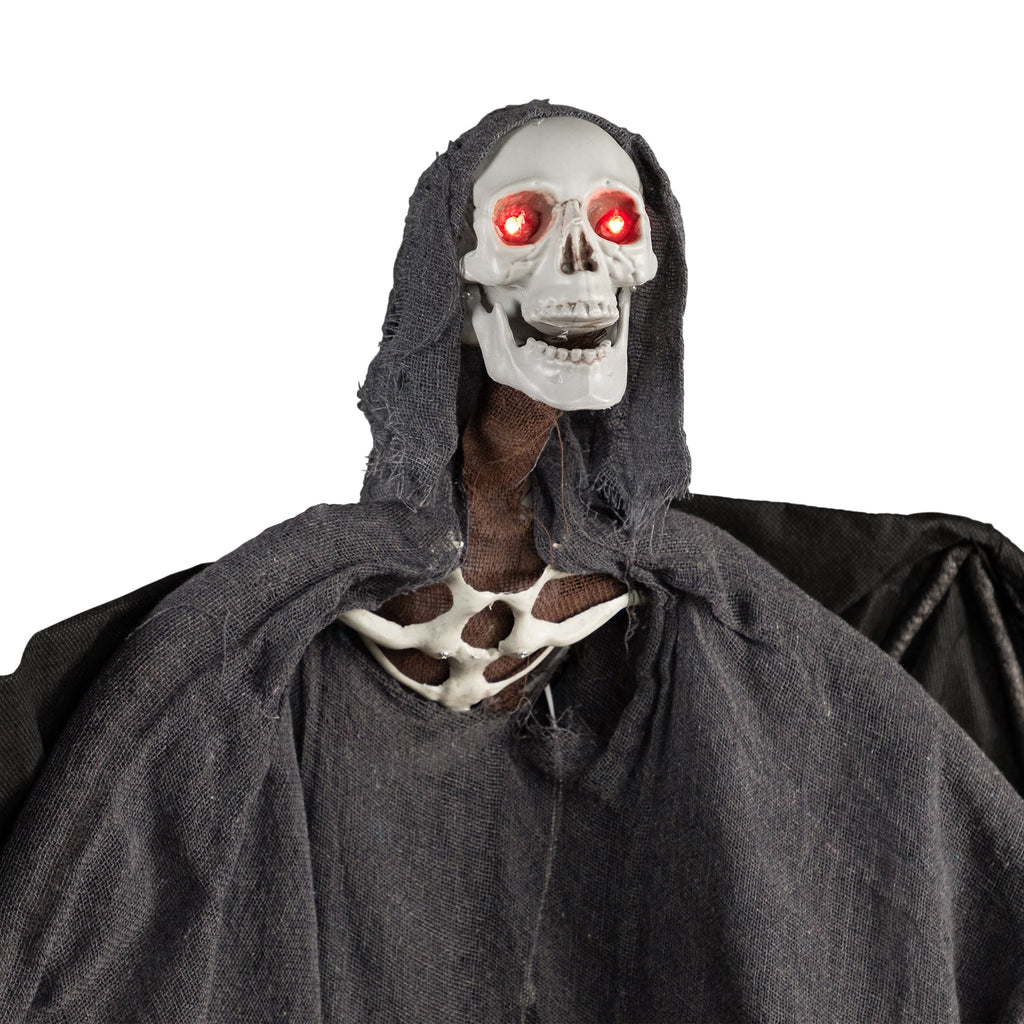 Haunt & Co LED Lighted Animated Winged Grim Reaper - 50"