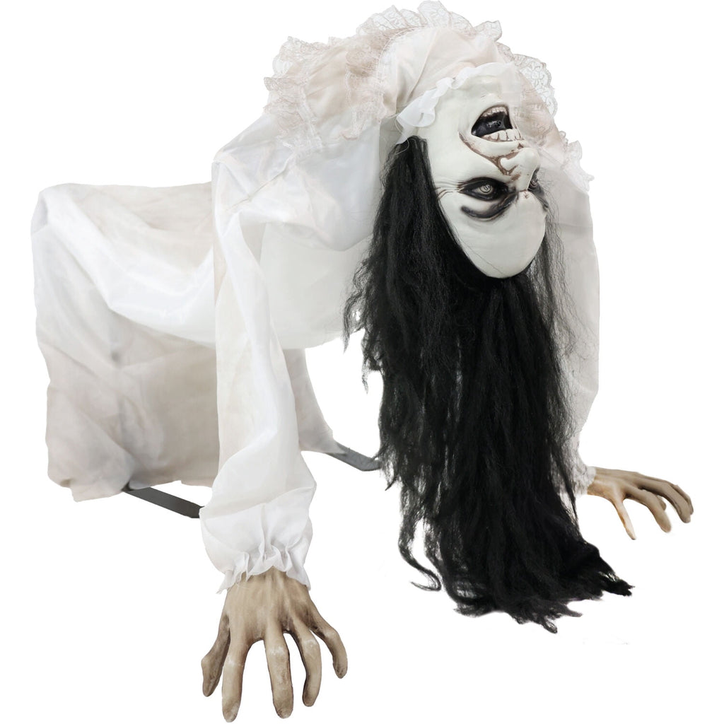 Haunt & Co Lifesize 35" Animatronic Possessed Woman with Lights and Sound