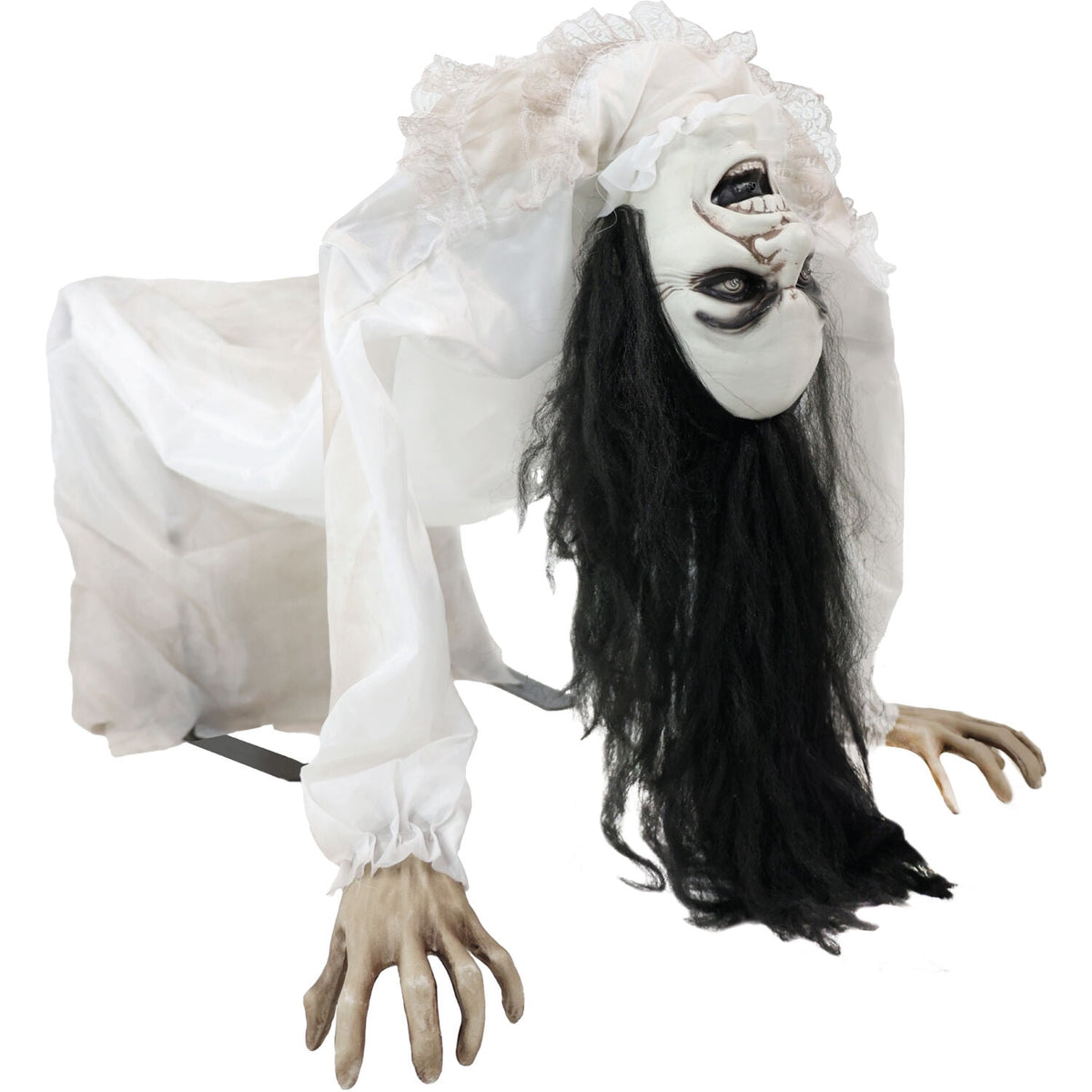 Haunt & Co Lifesize 35" Animatronic Possessed Woman with Lights and Sound