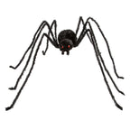 Haunt & Co 36 1/2" x 5 Ft. 1 3/4" Black Spider with Light-Up Eyes