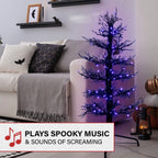 Haunt & Co 5 ft Dancing Halloween Tree Animatronic