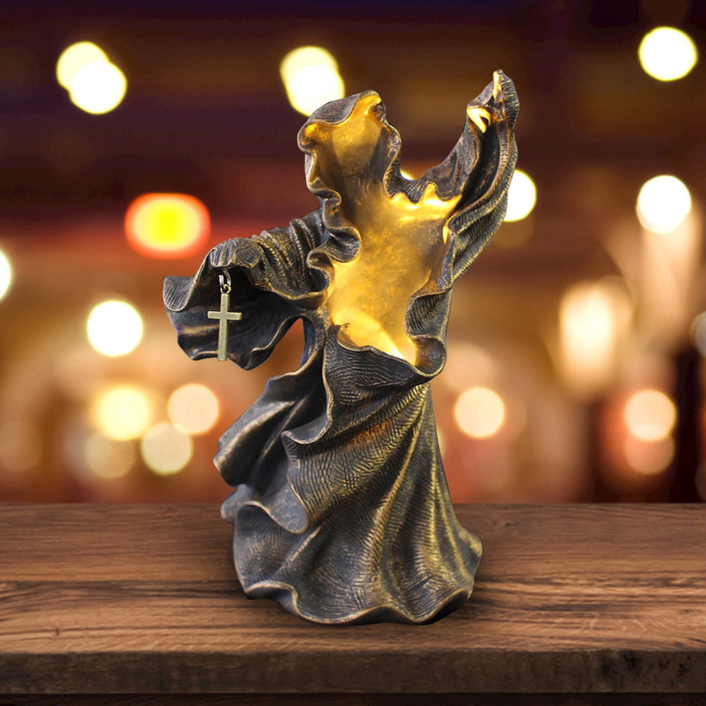 Haunt & Co Fridja Hell Messenger With Lantern Witch Decoration Lantern The Ghost Looking For Light