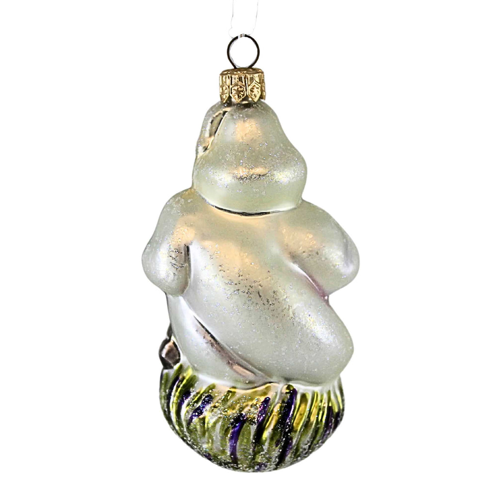 Haunt & Co Christopher Radko Company 4.25In Fright D'light, Glass, Ornament Halloween Ghost Grave 991660