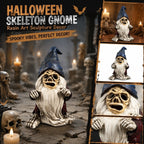 Haunt & Co Halloween Resin Skeletons, Small Ornaments Elderly Decorations for Outdoor Courtyards Living Rooms Gifts