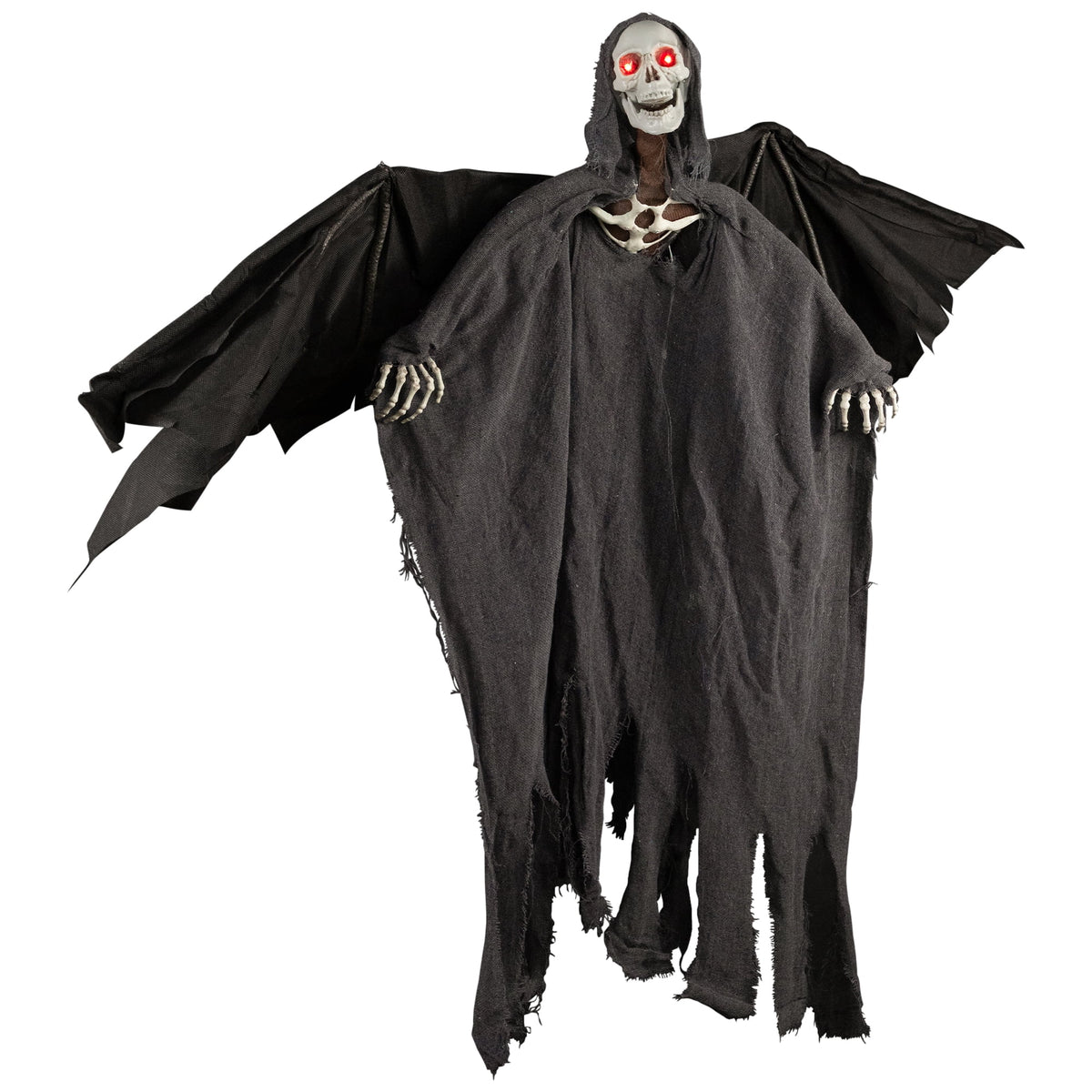 Haunt & Co LED Lighted Animated Winged Grim Reaper - 50"