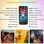 Haunt & Co Outdoor HD projector light, remote control 16 switchable modes, Christmas Halloween celebrations, birthdays, weddings and parties, waterproof light show