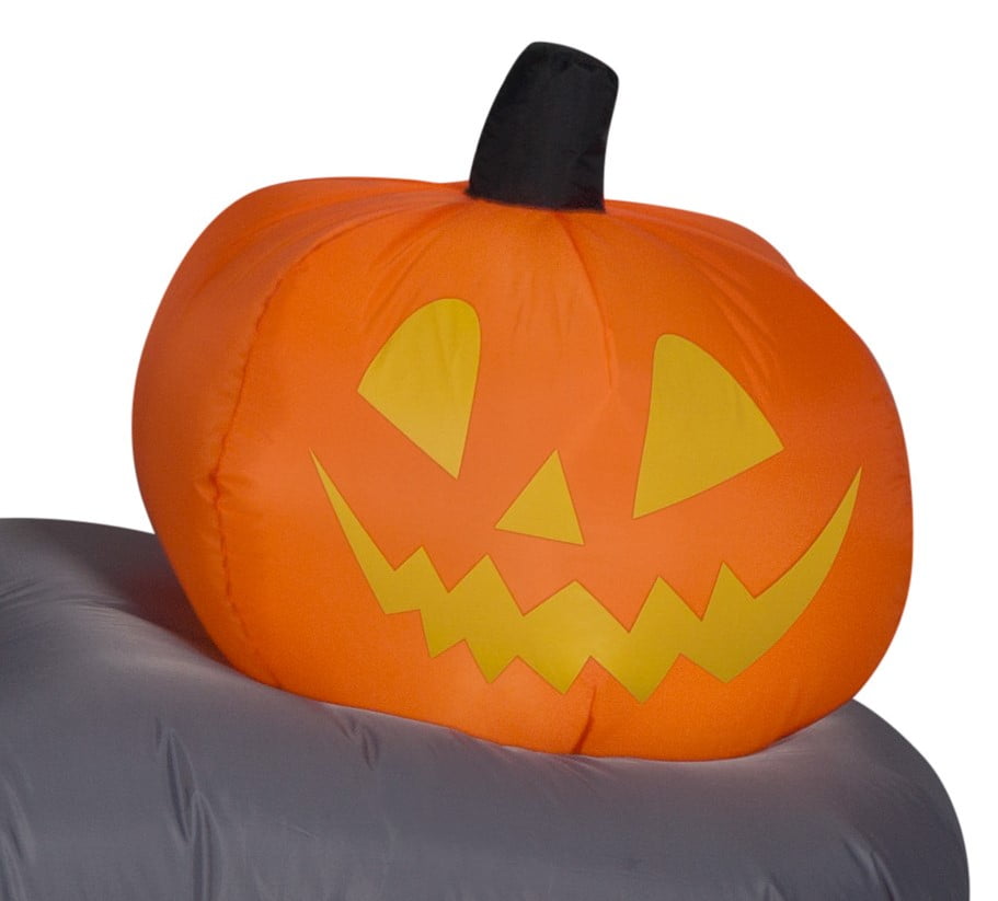 Haunt & Co Industries Yard Inflatables Nightmare Before Christmas Halloween Town Scene, 6 ft