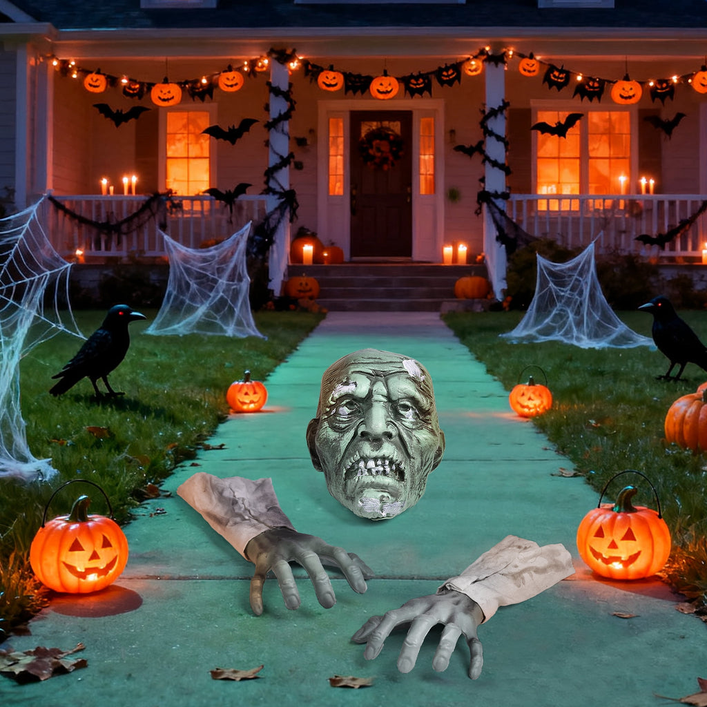 Haunt & Co Halloween Zombie Decorations Scary OutdoorLawn, Yard, Patio, Graveyard Decoration, Haunted House Prop