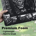 Haunt & Co Halloween Foam RIP Graveyard Tombstones, 7Pack(3 x L-Size + 4 x XL-Size) Foam Tombstone for Halloween Party Outdoor Decorations