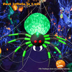 Haunt & Co 8FT Halloween Spider Inflatables Outdoor Decorations