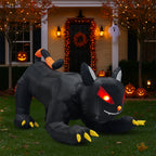 Haunt & Co 4.5' Halloween Inflatables Outdoor Giant Cat Blow up Decor