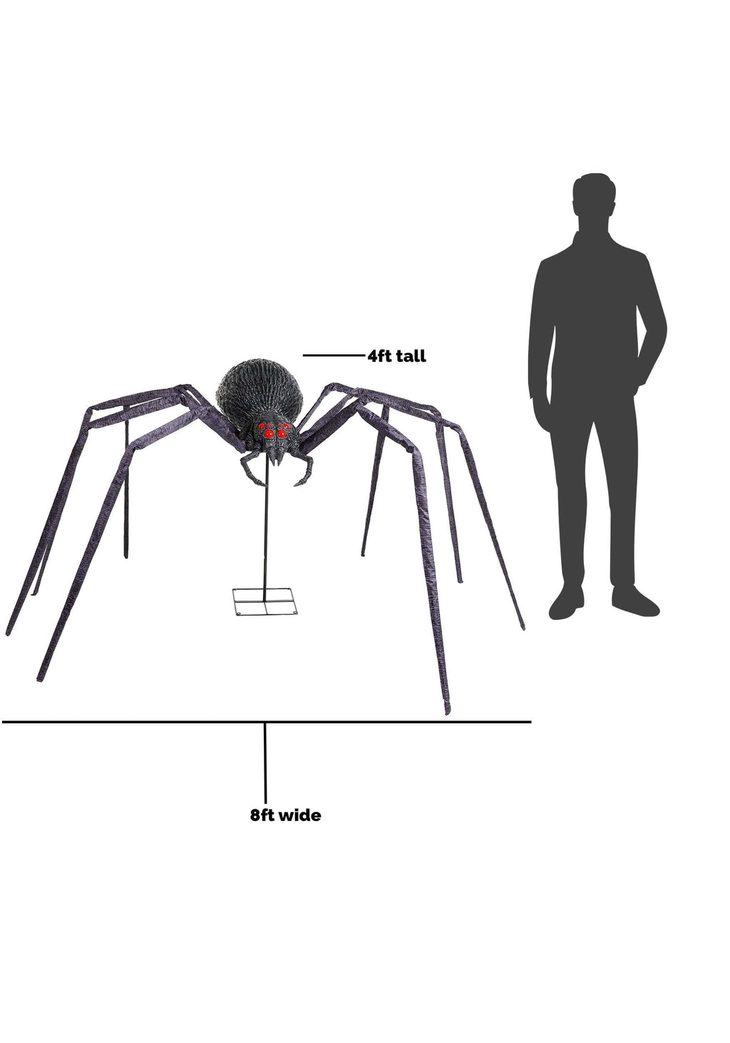 Haunt & Co Leggs the Giant Yard Spider