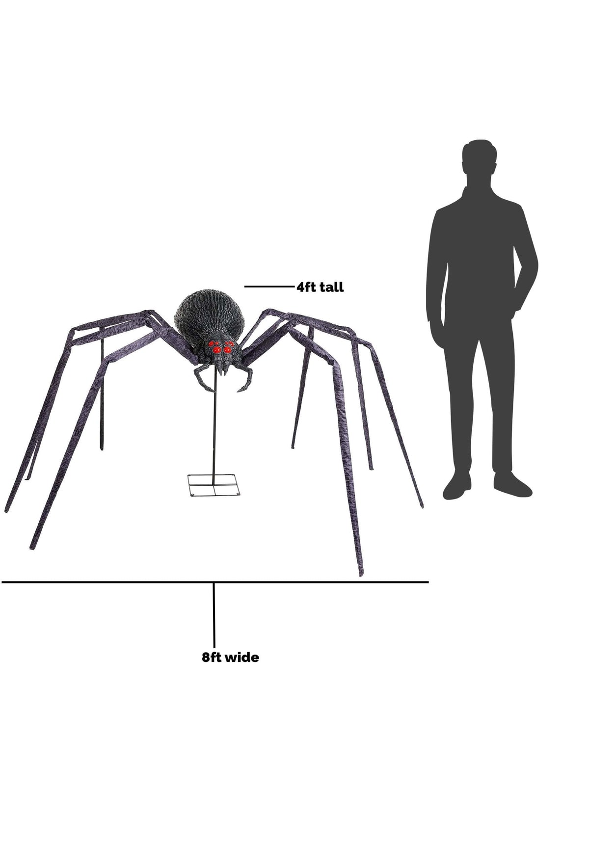 Haunt & Co Leggs the Giant Yard Spider