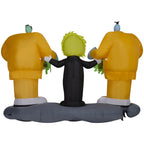 Haunt & Co Halloween Inflatable Beetlejuice Scene, 5 ft Tall, Multi