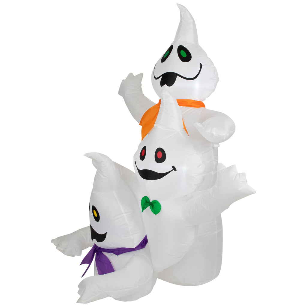 Haunt & Co LED Lighted Ghost Trio Inflatable Outdoor - 3.5'- Warm White Lights