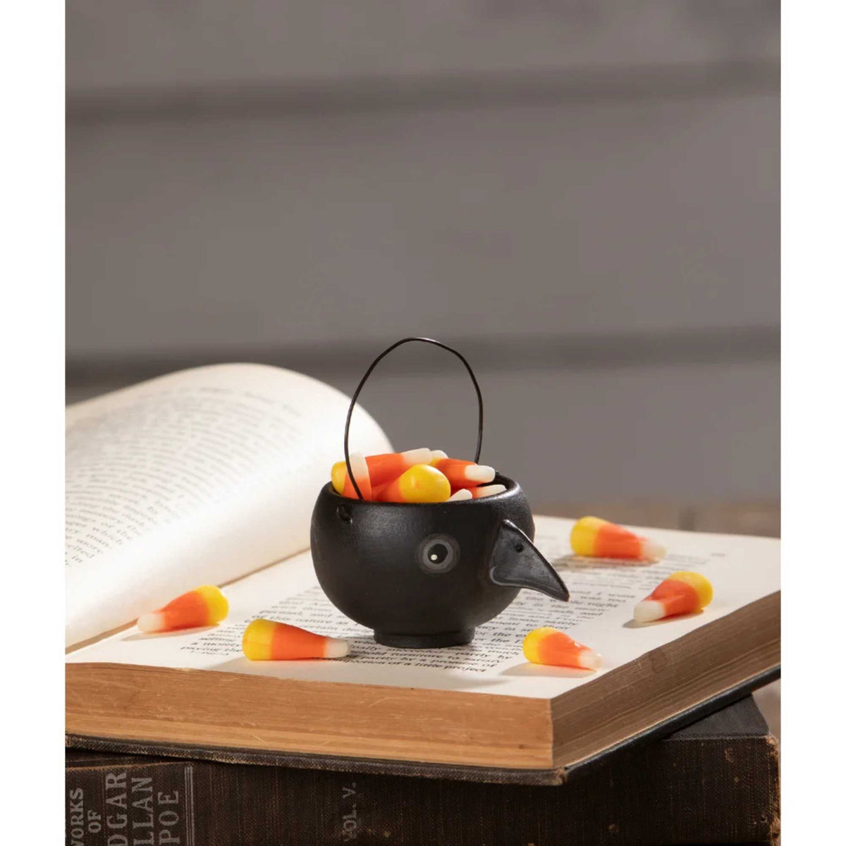Haunt & Co 1.50In Caw Egg Cup, Resin, Halloween Ornament