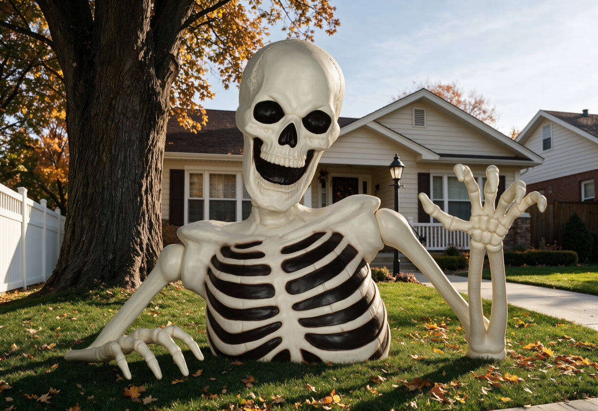 Haunt & Co 48" Halloween Giant Groundbreaker Skeleton