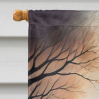 Haunt & Co Halloween Pug Dog House Flag 28x40IN Double-Sided Polyester Decorative Sleeve Pole Flag