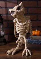 Haunt & Co USA Owl Skeleton - 13.5 in