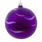 Haunt & Co Laved Italian Ornaments 3.50In Haunted House Ball, Glass, Pumpkins Halloween Moon 936327