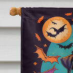 Haunt & Co Halloween Pug Dog House Flag 28x40IN Double-Sided Polyester Decorative Sleeve Pole Flag